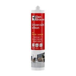 DEN BRAVEN univerzální silikon 280 ml, bílá