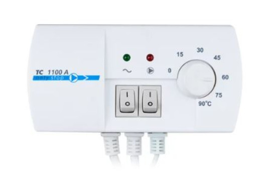 TC 1100A Elektronický termostat pro ovládání oběhového čerpadla