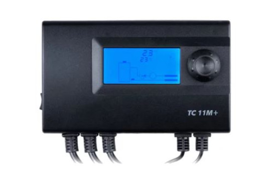 TC 11M+ Elektronický termostat pro ovládání trojcestného ventilu a oběhového čerpadla