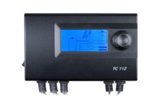 TC 11Z Elektronický termostat pro ovládání oběhového čerpadla ÚT a nabíjecího čerpadla zásobníku TUV