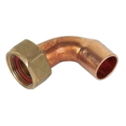 CU OBLOUK s převlečnou matkou 22 mm x 3/4" - 5002G