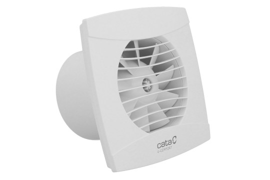 UC-12 TH koupelnový ventilátor axiální s automatem, 12W, potrubí 120mm, bílá