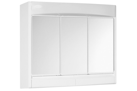 SAPHIR galerka 60x51x18cm, zářivka LED 6W, bílá plast