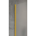 VARIO GOLD MATT jednodílná sprchová zástěna k instalaci ke stěně, kouřové sklo, 800 mm