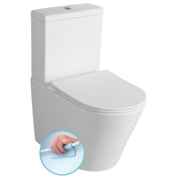 PACO RIMLESS WC kombi mísa s nádržkou, sp./zadní