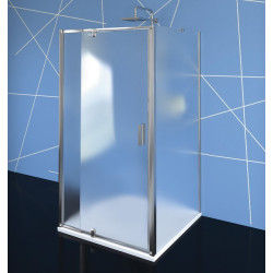 EASY LINE třístěnný sprchový kout 900-1000x900mm, pivot dveře, L/P varianta, Brick sklo