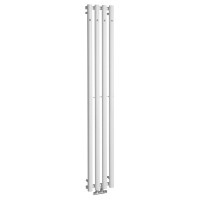 PILON otopné těleso 270x1800mm, se čtyřmi háčky pro ručník, bílá mat