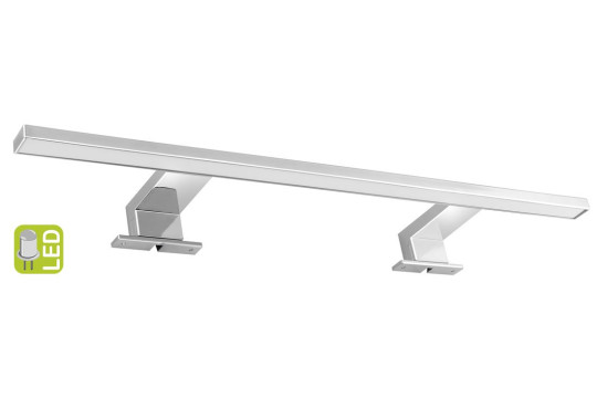 SERAPA LED svítidlo 9W, 230V, 600x40x100mm, hliník, chrom