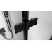 ZOOM BLACK sprchové dveře do niky 800mm, čiré sklo, levé