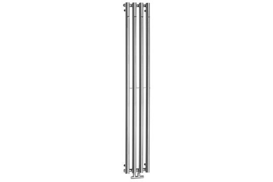 PILON otopné těleso 270x1800 mm, se čtyřmi háčky pro ručník, chrom