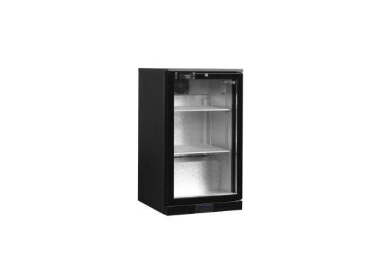 Minibar prosklené křídlové dveře, černá TEFCOLD DB106H