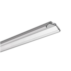 LED rohový profil 45x17mm, eloxovaný hliník, 2m