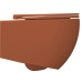 INFINITY závěsná WC mísa, Rimless, 36,5x53cm, terracotta