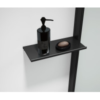 ESCA SHELF polička do profilu 230x120mm, černá mat