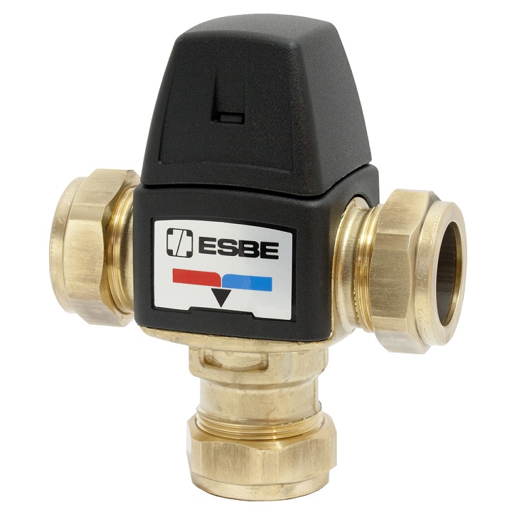 ESBE VTA 353 Termostatický zmiešavací ventil CPF 22mm (35°C - 60°C) Kvs 1,5 m3/h 31105200