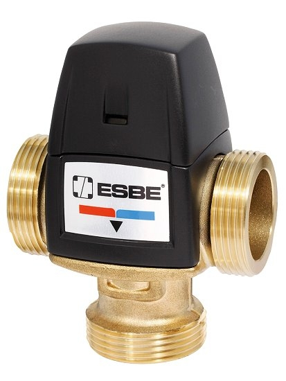 ESBE VTA 552 Termostatický zmiešavací ventil DN20 - 1 &quot;(20 ° C - 43 ° C) Kvs 3,2 m3 / h 31660100