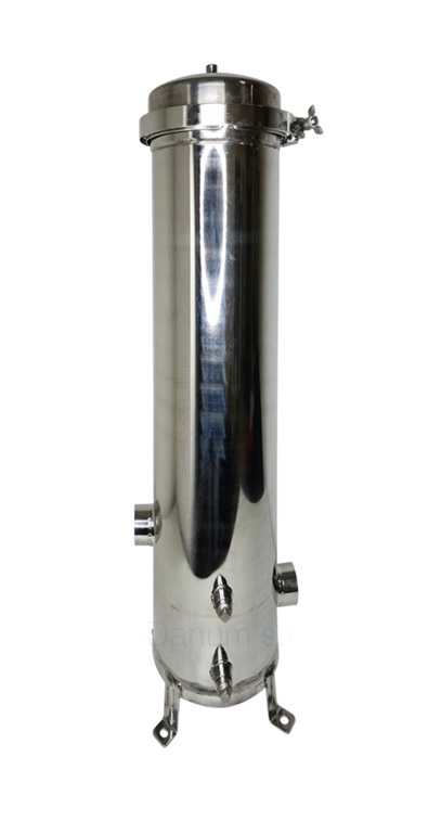 Mechanický filter z nehrdzavejúcej ocele 40&quot; pre 5 kusov filtračnej vložky Nerezfiltr-40
