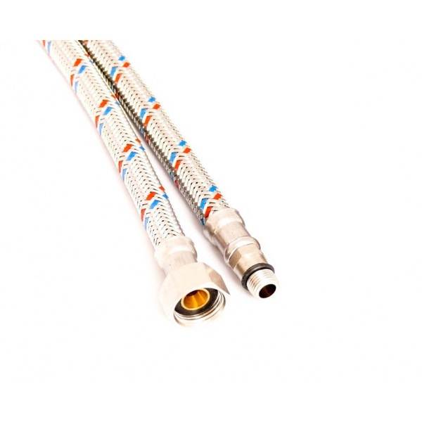 Tlaková pripojovacie flexi hadička k batérii MF 3/8&quot; x 10mm 40cm, PN10, 100°C 85381040