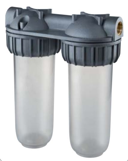 ATLAS Vodný filter SANICO Senior 3/4&quot; Dvojitý 10SX 3P - 7bar, 45°C 1120411