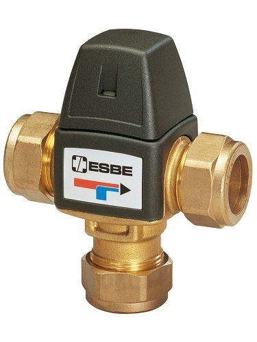 ESBE VTA 323 Termostatický zmiešavací ventil 15mm (20 ° C - 43 ° C) Kvs 1,2 m3 / h 31102600