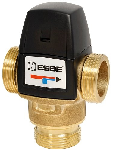 ESBE VTA 522 Termostatický směšovací ventil DN25 - 5/4&quot; (20°C - 43°C) Kvs 3,5 m3/h 31620400