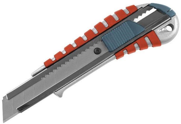 EXTOL PREMIUM nôž olamovací 18mm, kovový, auto-lock, s kovovou výstuhou 8855012
