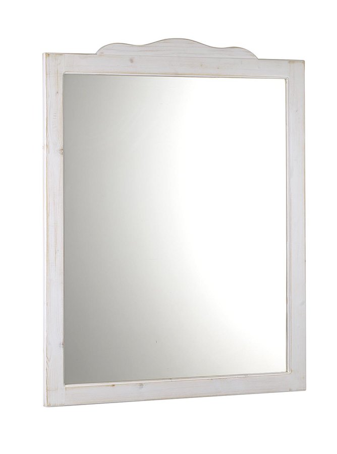RETRO zrkadlo 89x115cm, starobiela 1687