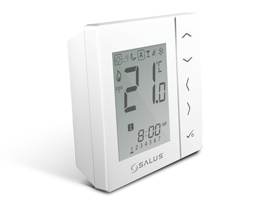 VS20WRF Bezdrôtový digitálny izbový termostat 4v1 (biely) VS20WRF