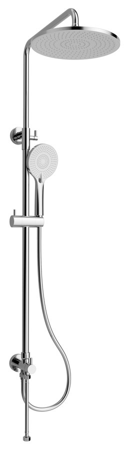 Sprchový stĺp na napojenie na batériu, hlavová, ručná sprcha, chróm 1202-30