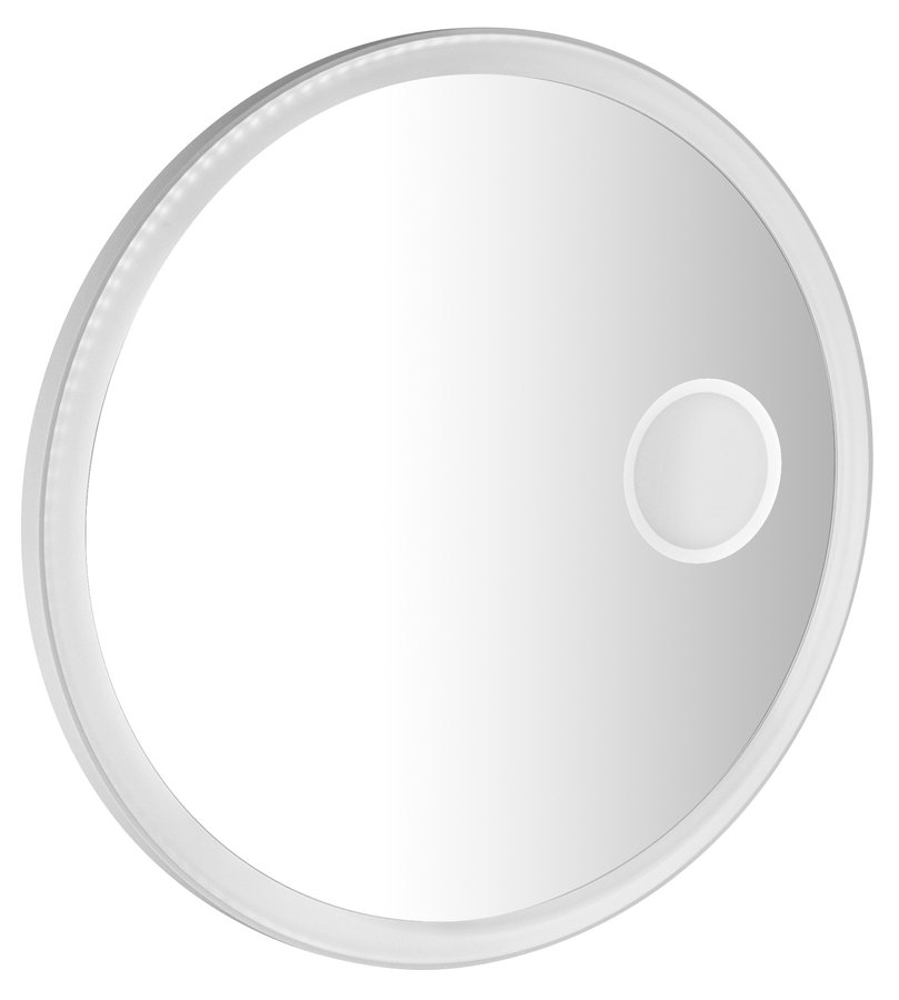 FLOAT okrúhle LED podsvietené zrkadlo, ø 90 cm, kozm.zrkadlo, IR senzor, 3500-6500°K, biela FT900