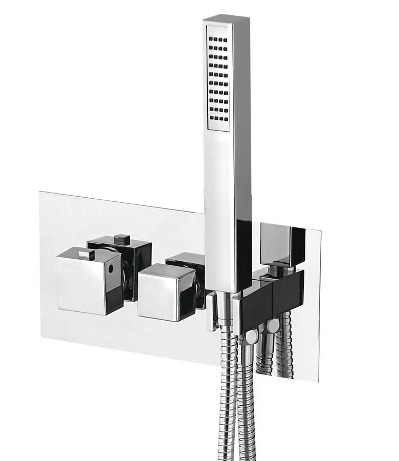 LATUS podomietková sprchová termostatická batéria vr. sprchy, 2 výstupy, chróm 1102-45