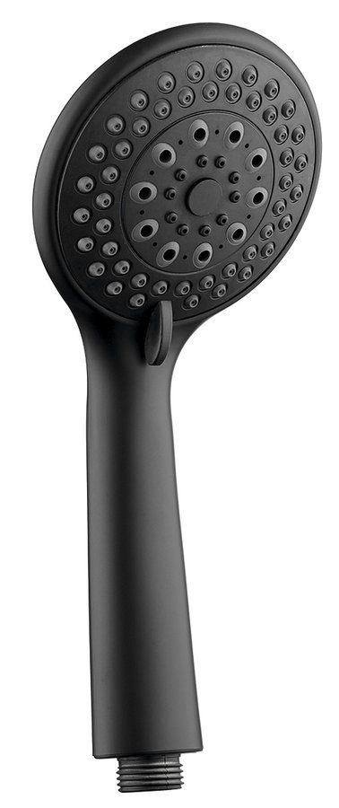 Ručná masážna sprcha, 3 režimy sprchovania, priemer 100mm, ABS/čierna SC106