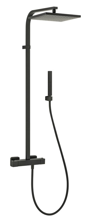 DIMY sprchový stĺp s termostatickou batériou, čierna mat DM322BL