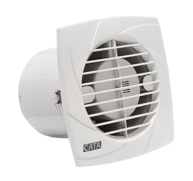 B-12 PLUS T kúpeľňový ventilátor s časovačom, 20W, potrubia 120mm, biela 982100