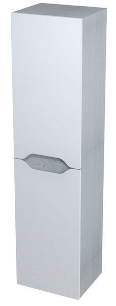 WAVE skříňka vysoká 35x140x30cm, levá/pravá, bílá/dub stříbrný (WA245LP) WA245-3011