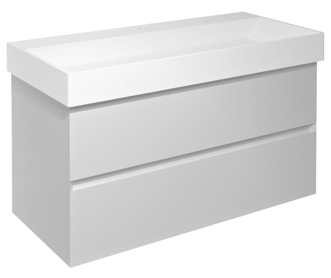 FILENA umývadlová skrinka 95x51,5x43cm, biela matná FID1210W