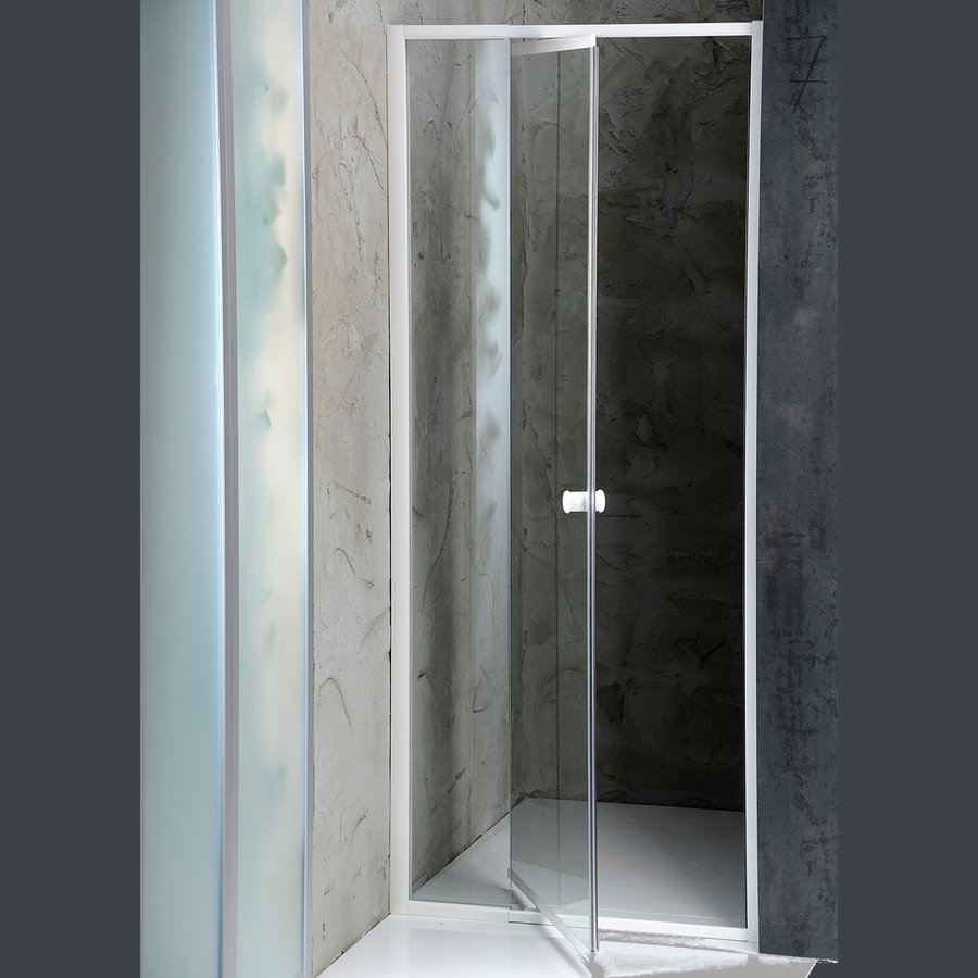 AMICO sprchové dvere výklopné 1040-1220x1850 mm, číre sklo G100