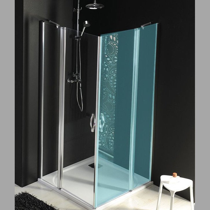 ONE sprchové dvere s pevnou časťou 900 mm, číre sklo GO4890