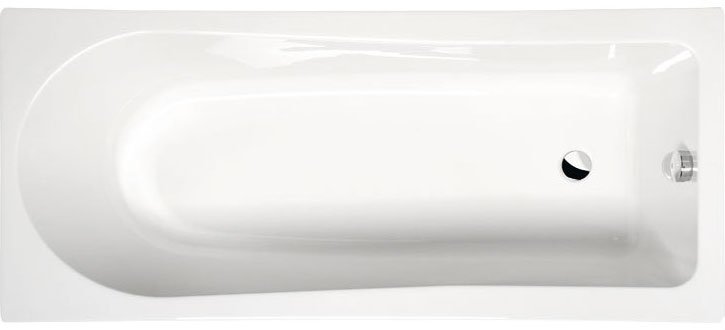 LISA obdĺžniková vaňa 160x70x47cm, biela 86111