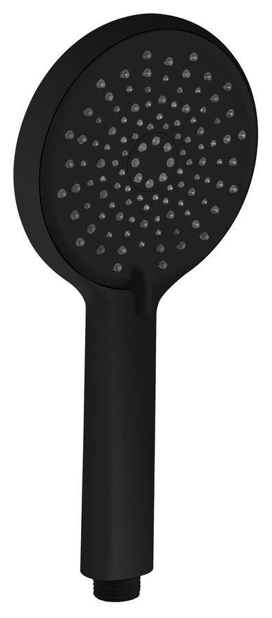 Ručná masážna sprcha, 4 režimy sprchovania, priemer 120 mm, ABS/čierna matná 1204-51B
