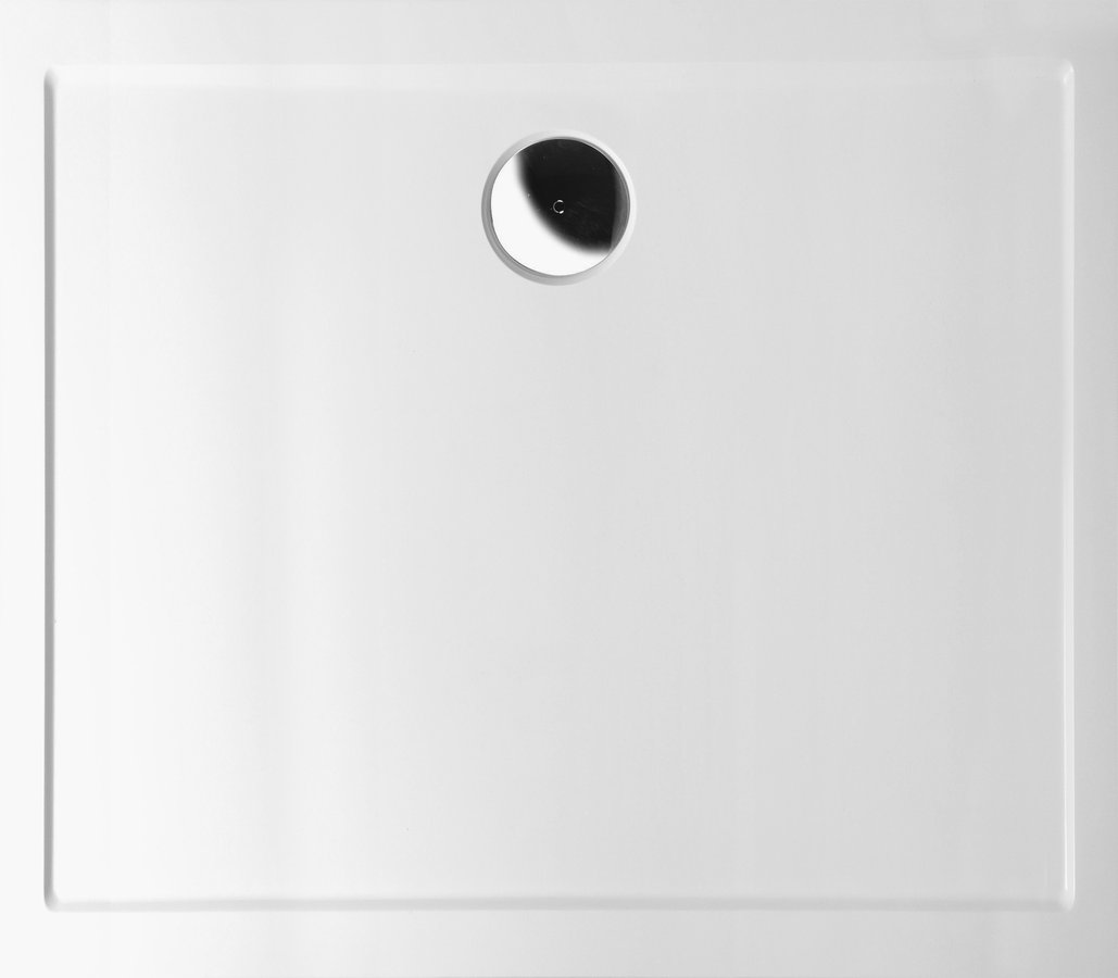 KARIM sprchová vanička z liateho mramoru, obdĺžnik 80x70x4cm, biela 11091