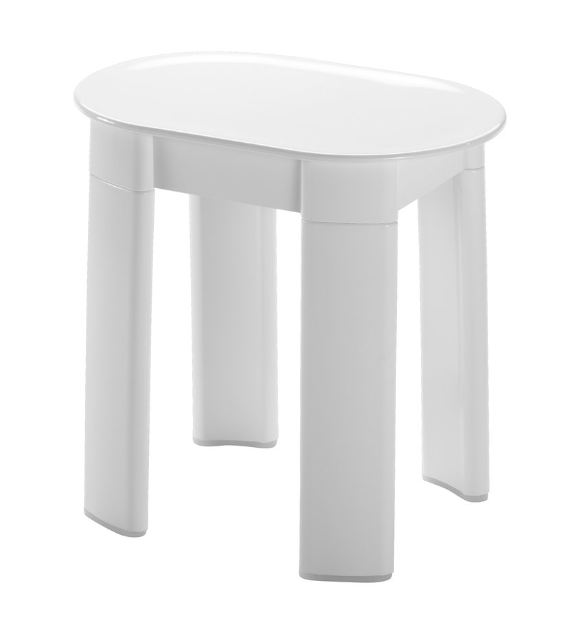 TETRA kúpeľňová stolička 42x41x27 cm, biela 2872