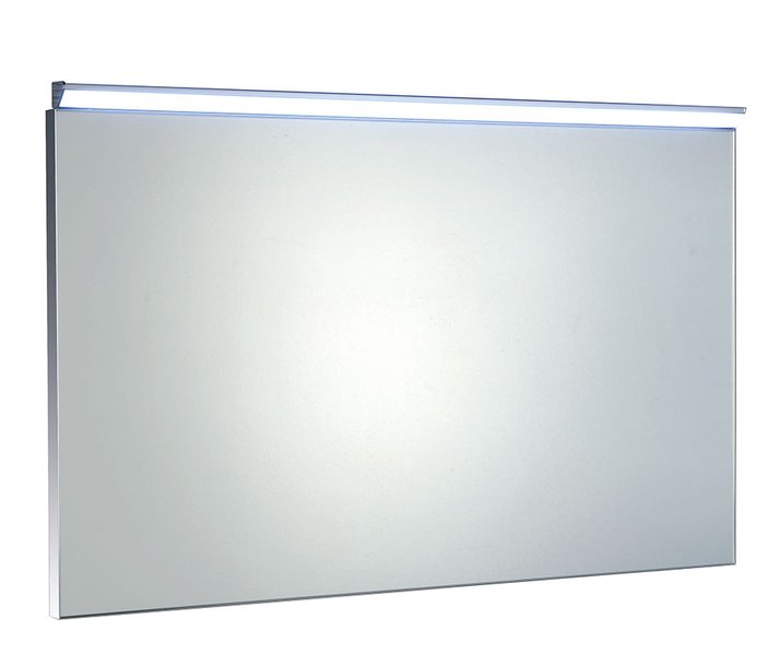 BORA zrkadlo v ráme 1000x600mm s LED osvetlením a vypínačom, chróm AL716