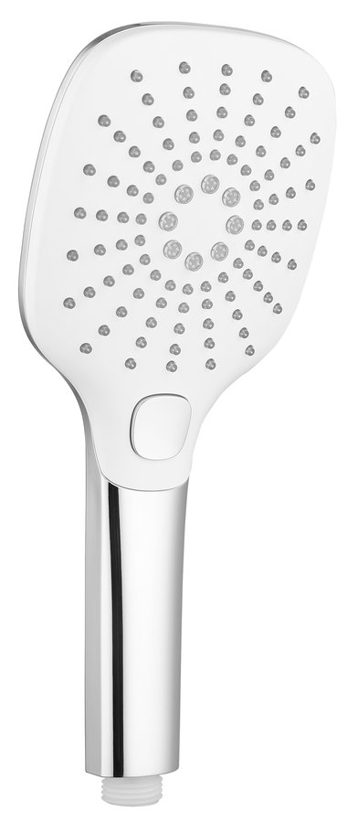 Ručná masážna sprcha s tlačidlom, 3 režimy sprchovania, 109x109 mm, ABS/chróm 1204-52