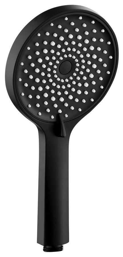Ručná masážna sprcha, 4 režimy sprchovania, priemer 123 mm, čierna matná 1204-10B